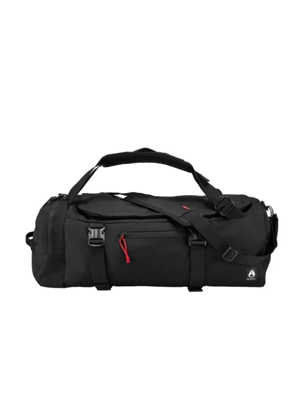 Nixon Escape 60L Duffel II Black Convertible Travel Duffel Backpack New